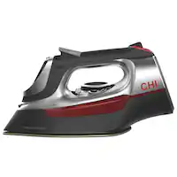 CHI - Electronic Iron with Retractable Cord - Gray - Front_Zoom
