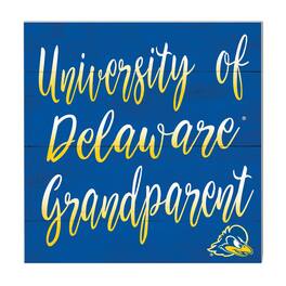 Jardine - Delaware Fightin' Hens 10'' x 10'' Grandparent Plaque - Blue