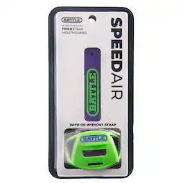 Battle Sports - Speed Air Football Mouthguard - Neon Green/Purple