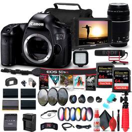EOS 5DS R DSLR Camera (Body) (0582C002) + Canon EF 75-300mm + More Bundle (International Version)