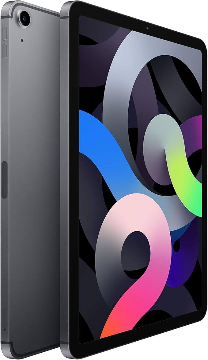 Left. Apple - 10.9-Inch iPad Air - (4th Generation) Wi-Fi - 64GB - Space Gray.