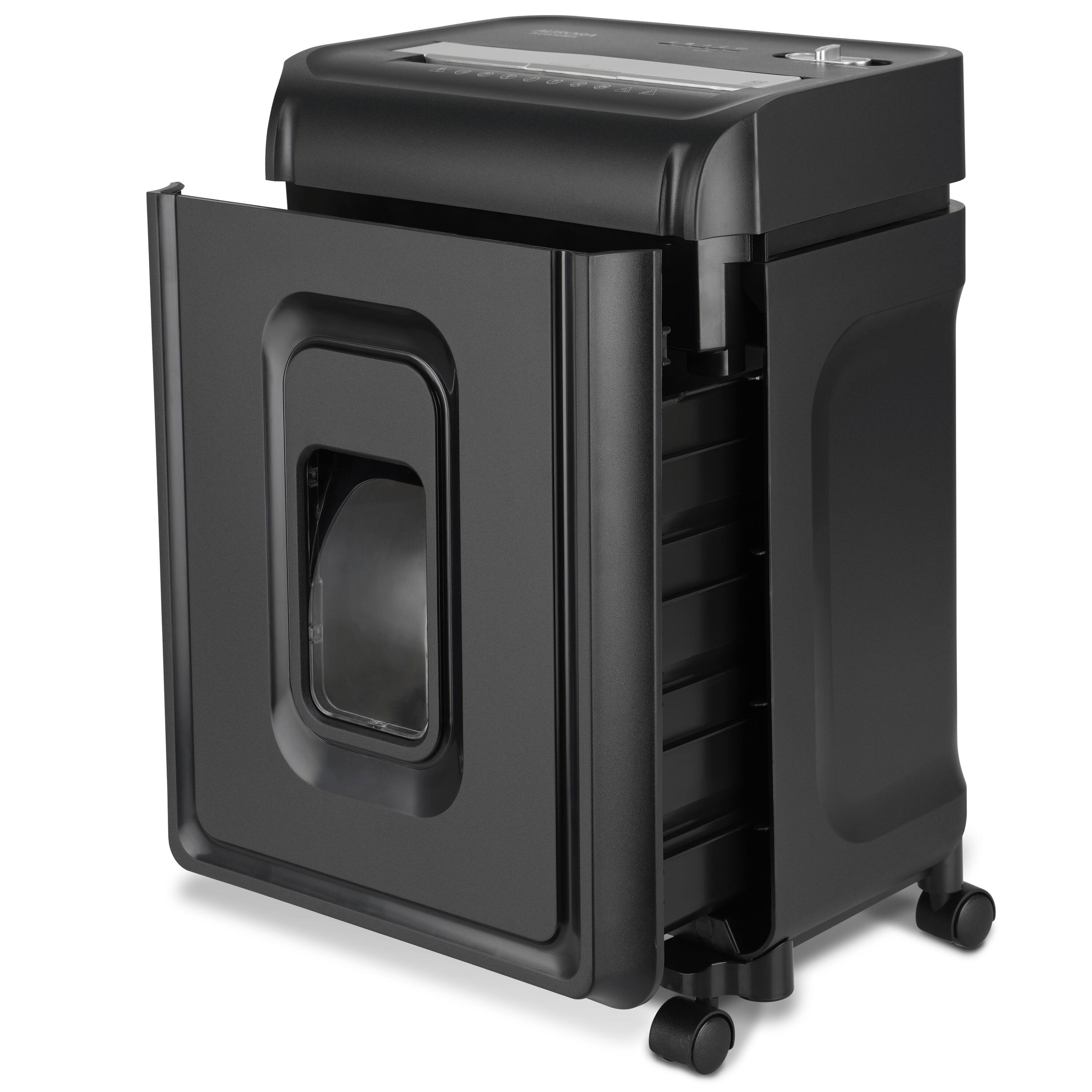 Alt View 1. Aurora - Aurora AU830MA High-Security 8-Sheet Micro-Cut Paper and Credit Card Shredder/ 20 Minutes/Security Level P-5 - Black.