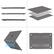 Alt View 1. mosiso - Case for MacBook Air 13 inch A2337 M1 A2179 A1932 with Touch ID 2018-2022 - Gray.