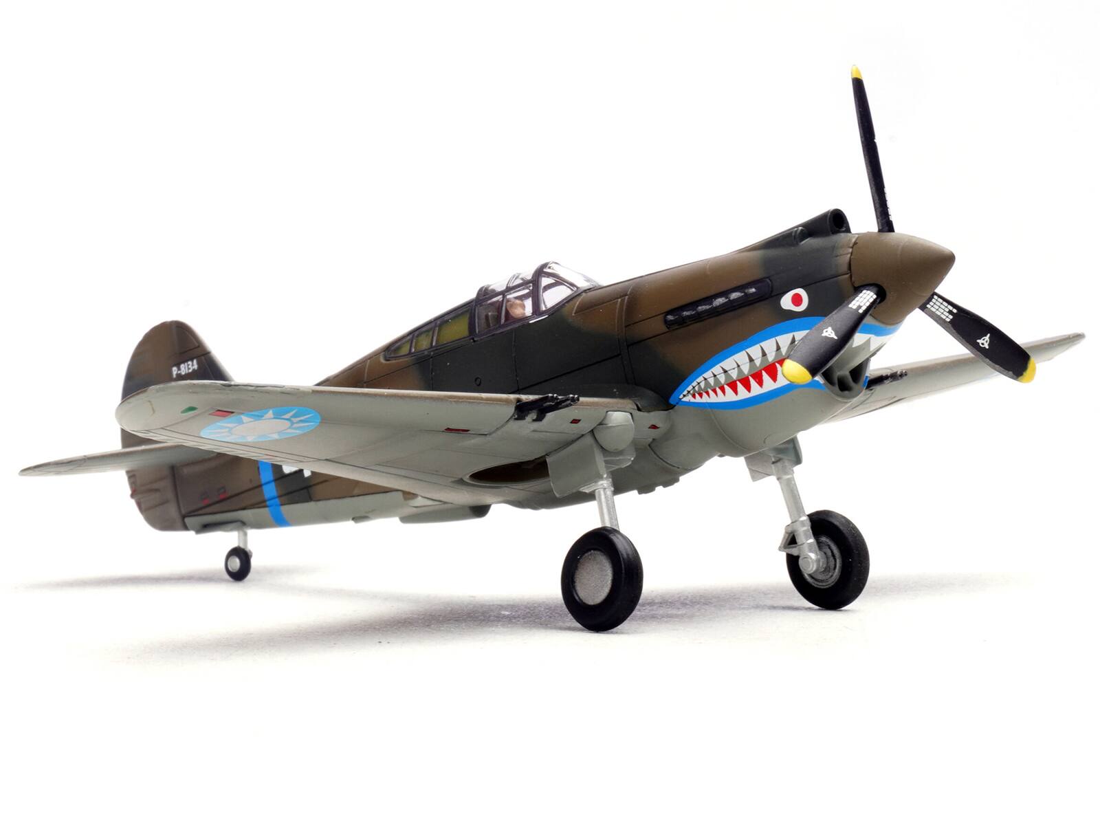 Alt View 1. Legion - Curtiss P-40B/C Warhawk Fighter White 48 David Lee Tex Hill 2nd Squadron Panda Bears Chinese Air Force Burma 1942 1/72 - Multicolor.