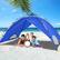 Alt View 12. Costway - 4 Person Instant Pop-up Camping Tent 2-in-1 Double-Layer Waterproof Tent - Blue.
