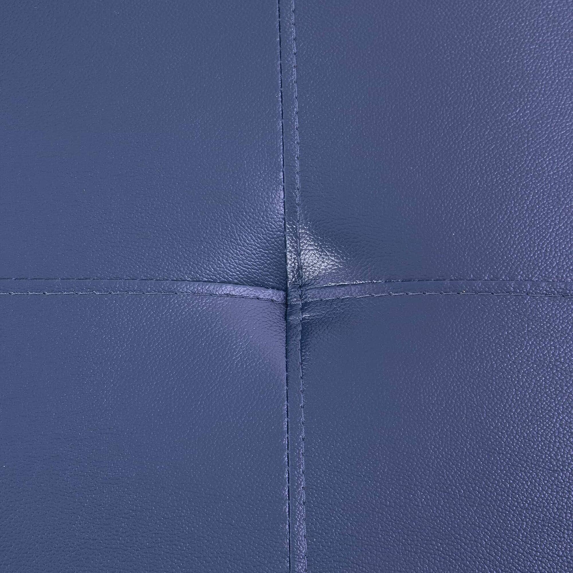 Alt View 7. Boyel Living - Premium Semi PU Upholstered Sofa Solid Wood Frame Double Spring with Right Chaise Lounge - Royal Blue.