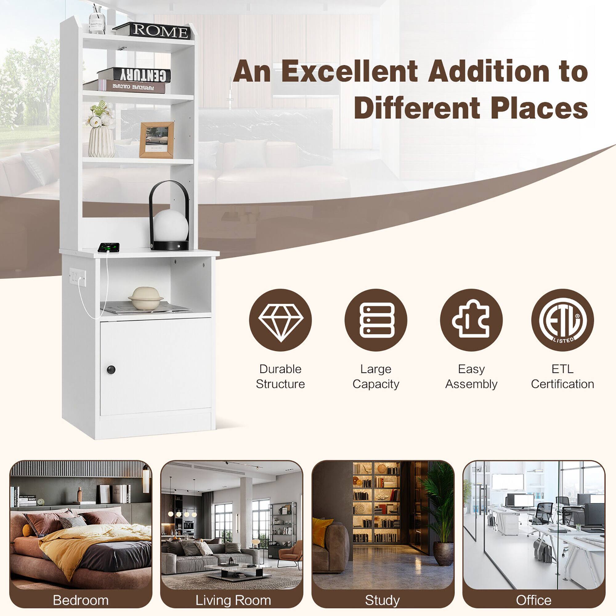 Rome Century IMI - An Excellent Addition to Different Places

- Durable Structure
- Large Capacity
- Easy Assembly
- ETL Listed Certification

Suitable for:
- Bedroom
- Living Room
- Study
- Office