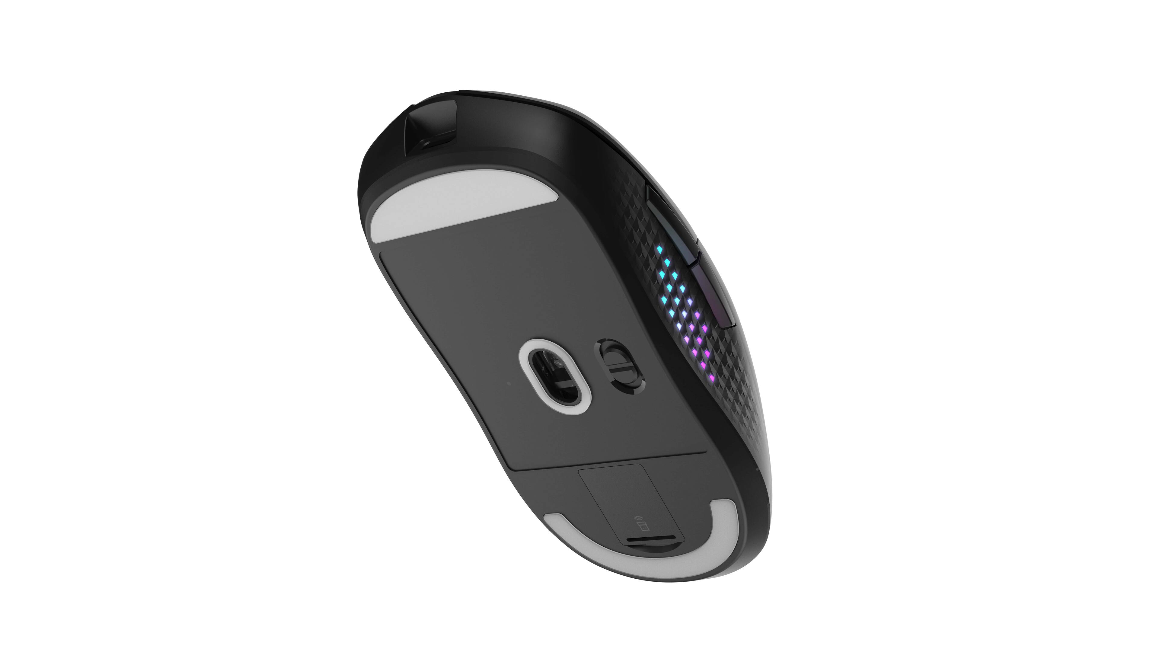 Alt View 7. MSI - MSI Versa 300 Elite Lightweight Wireless 26000 DPI Optical 60M+ Click OMRON Switch Gaming Mouse - Black.