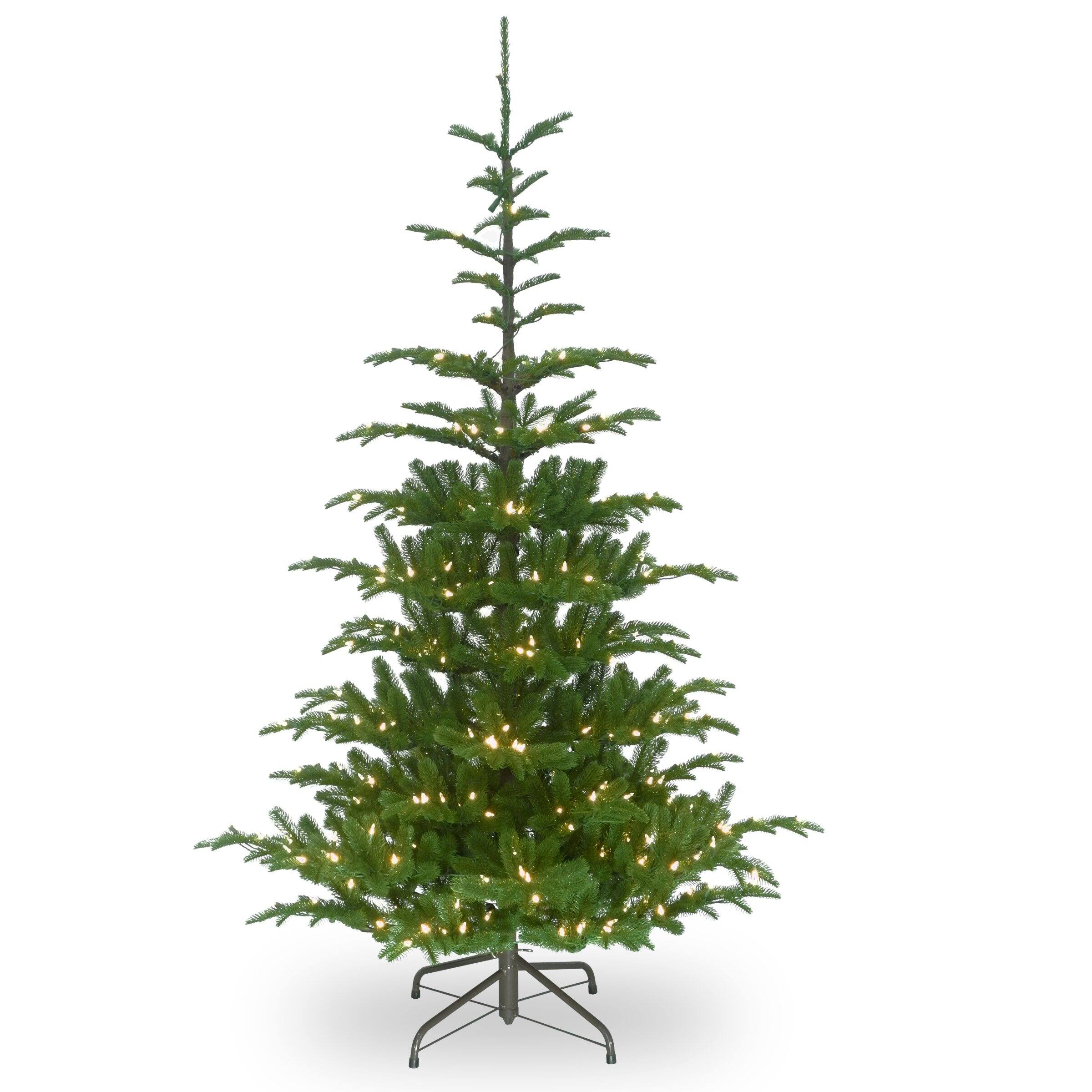 Front. Skar Audio - Norwegian Spruce Artificial Christmas 650 Lights 956 Feel Real Tips Includes Stand - 7ft 7in.