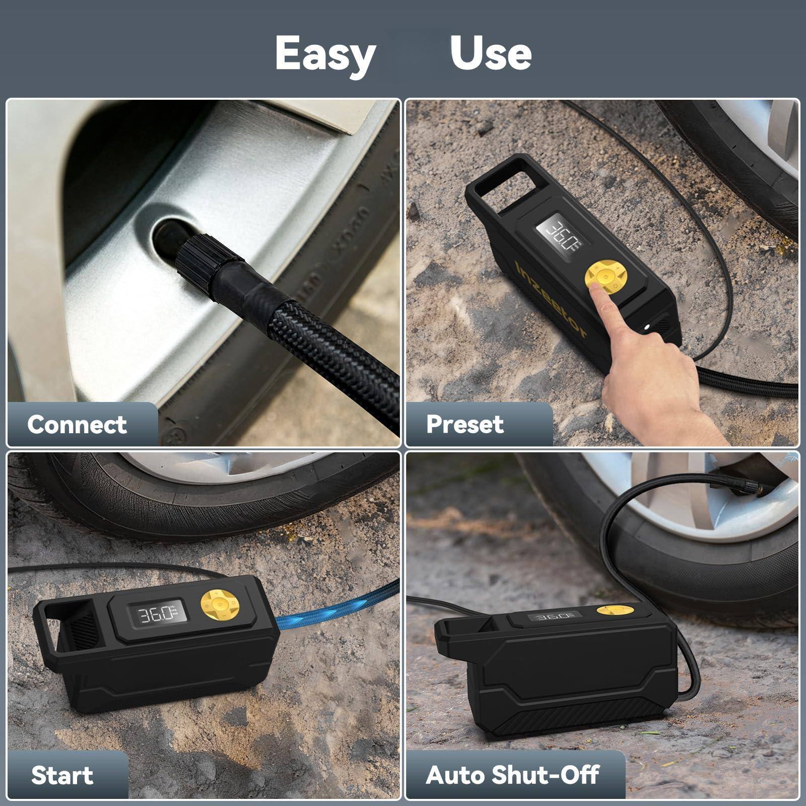 Easy Use  
Connect  
Preset  
Start  
Auto Shut-Off