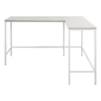 OSP Home Furnishings - Contempo L-Shaped Desk - White Oak - Front_Zoom