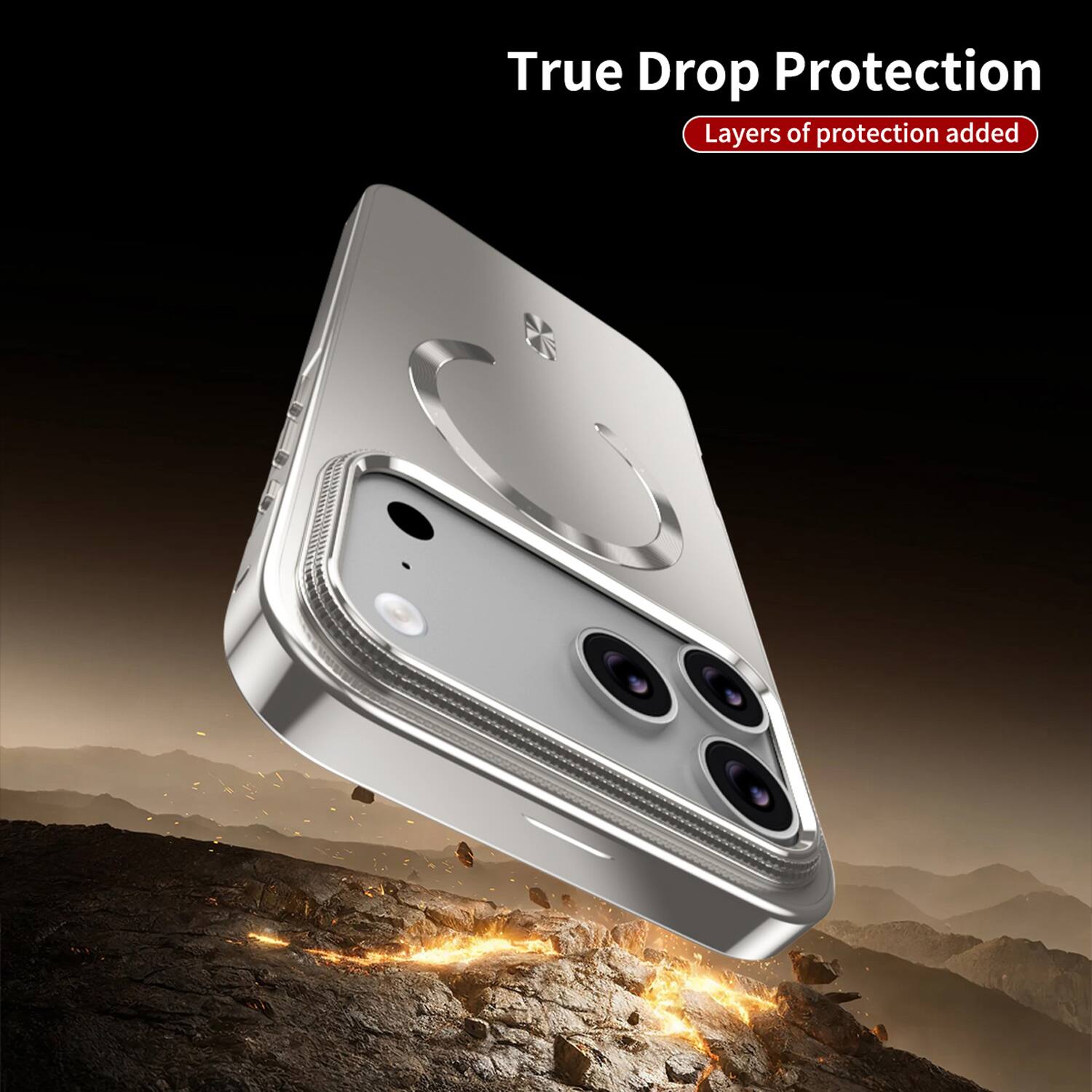 True Drop Protection  
Layers of protection added