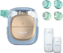 Shark - FacialPro Glow At Home Hydro-Powered Facial System - Blue
