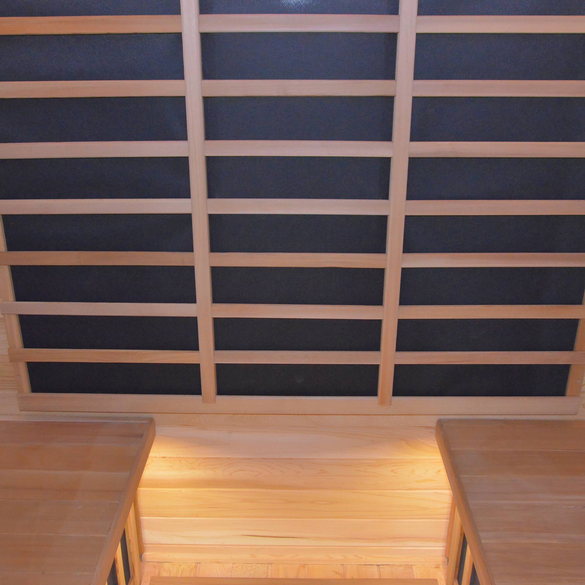 Alt View 4. Mondawe - 3-4 person outdoor sauna room - Ameican White Oak.