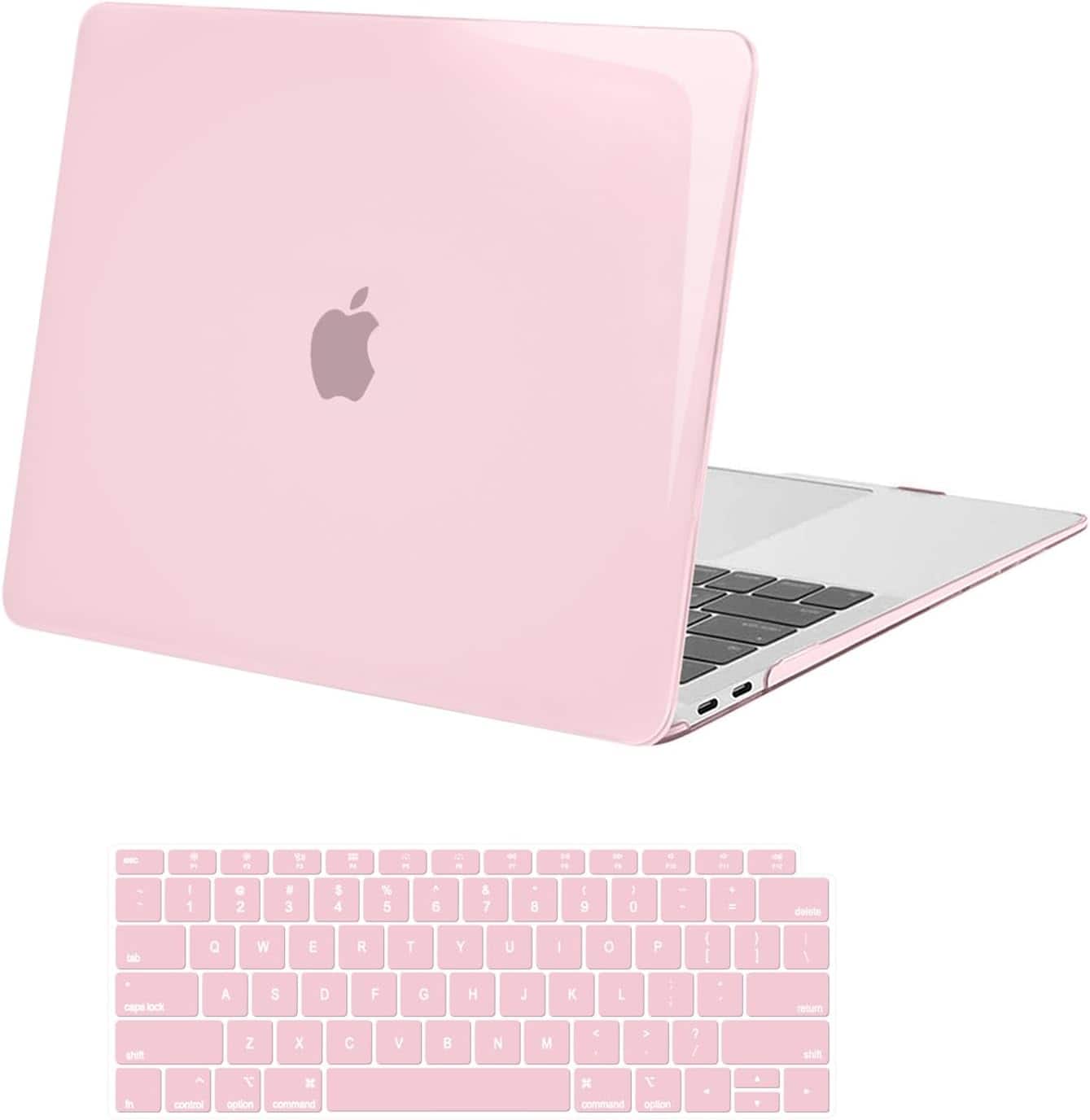mosiso - Case for MacBook Air 13 inch Case 2020 2019 2018 Release M1 A2337 A2179 A1932 with Touch ID with Keyboard Cover - Rose Pink price history on PriceWatchPro