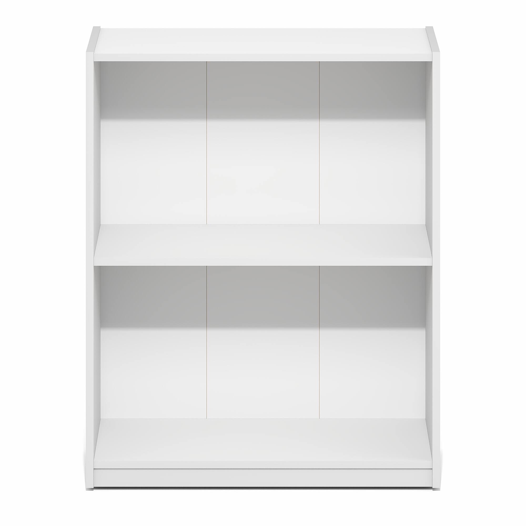 Alt View 6. Furinno - GRUEN Book Shelf, 2-Tier Small Bookshelf, Bookcase with Open Shelf, 8.3 x 21.8 x 27 - White.