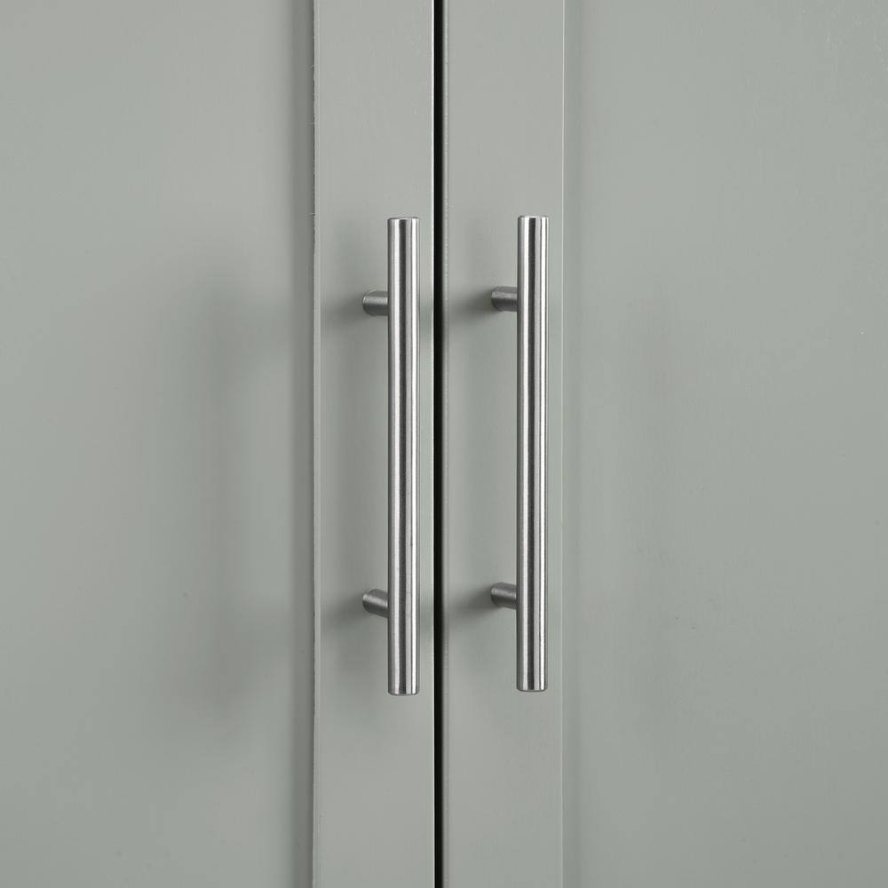 Alt View 5. Crosley Furniture - Savannah Tall Kitchen Storage Pantry - Gray.