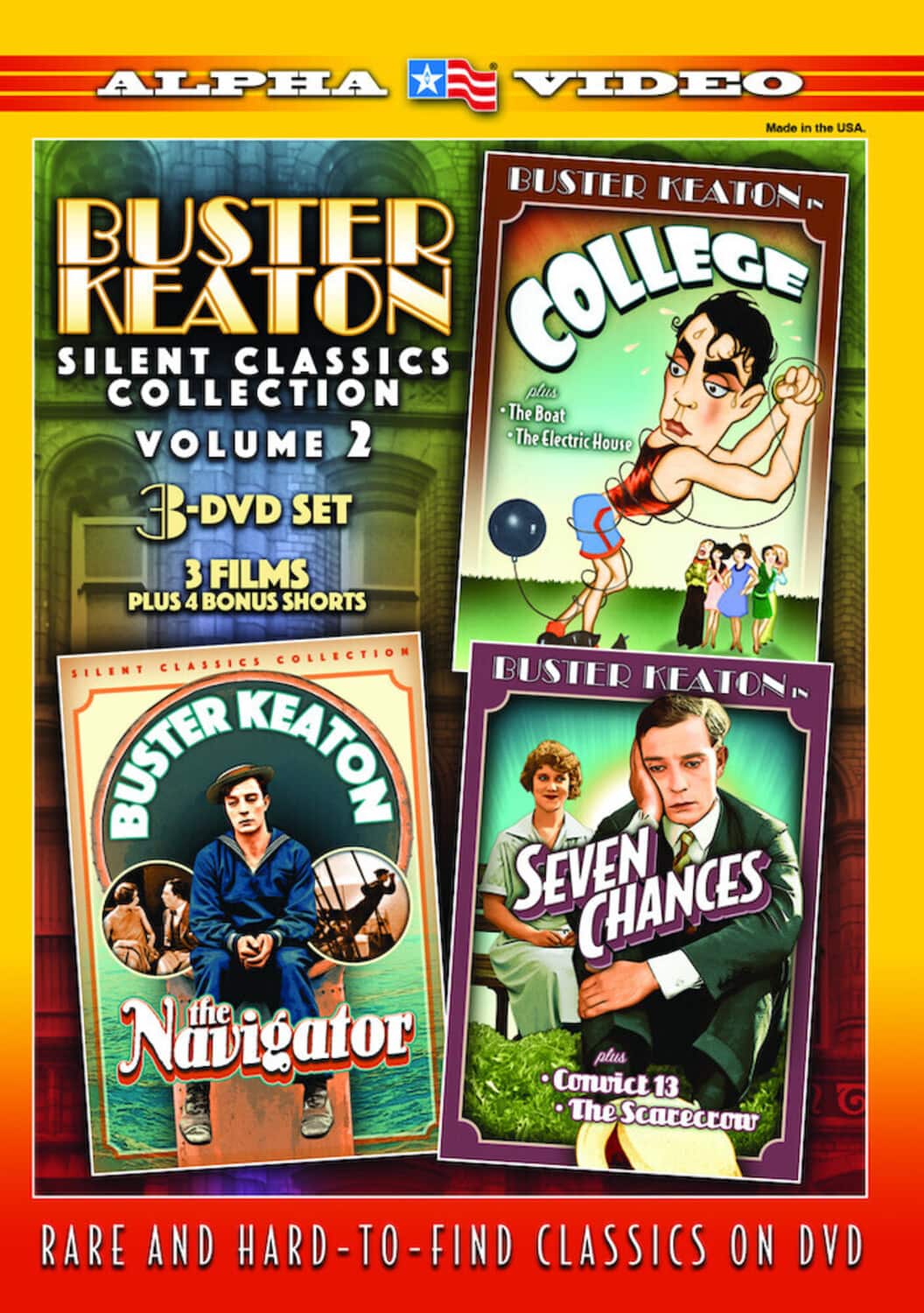Buster Keaton Silent Classics Collection, Vol. 2  - DVD