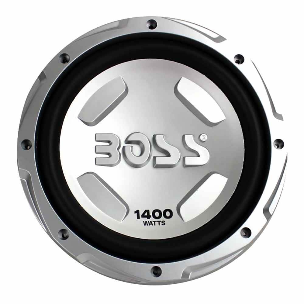 BOSS Audio - Chaos 12 Inch 1400 Watt 4 Ohm Car Audio Power Subwoofer CX122 - Black