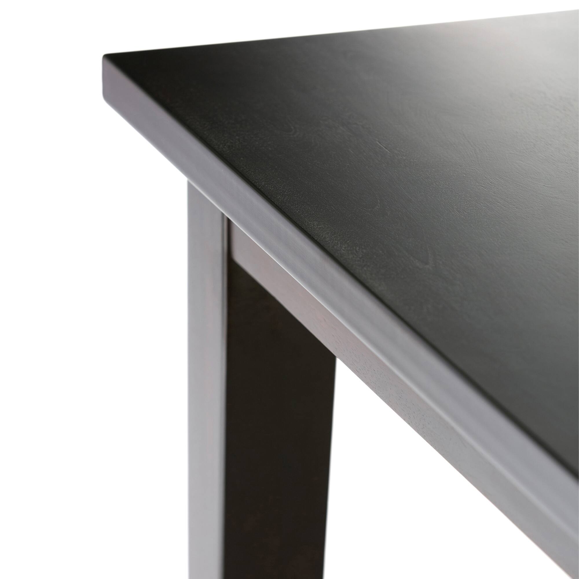 Alt View 5. Simpli Home - Eastwood SOLID HARDWOOD and Rubberwood 54 inch x 54 inch Square Contemporary Dining Table in Java Brown - Java Brown.