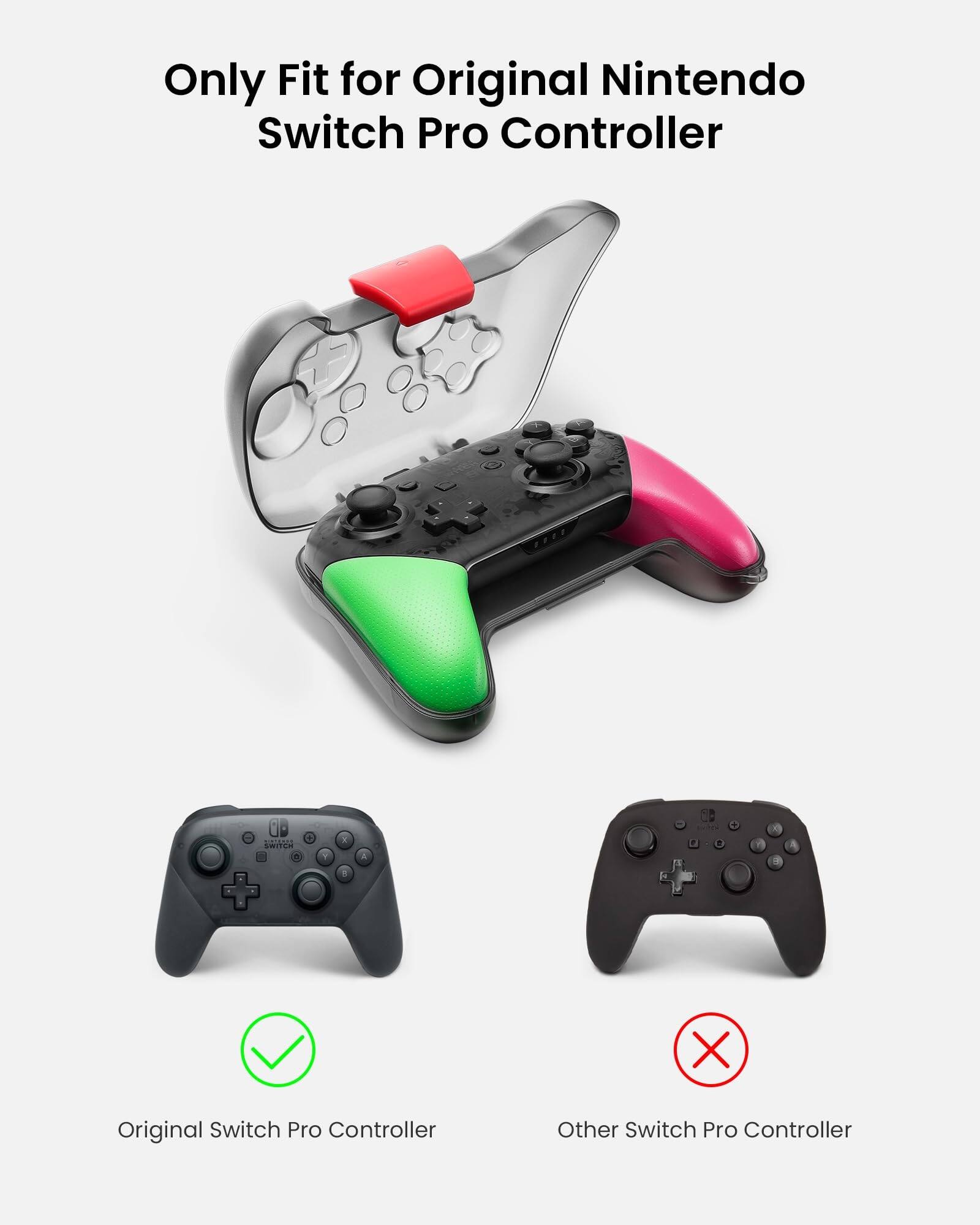 The text on the image reads: "Only Fit for Original Nintendo Switch Pro Controller."