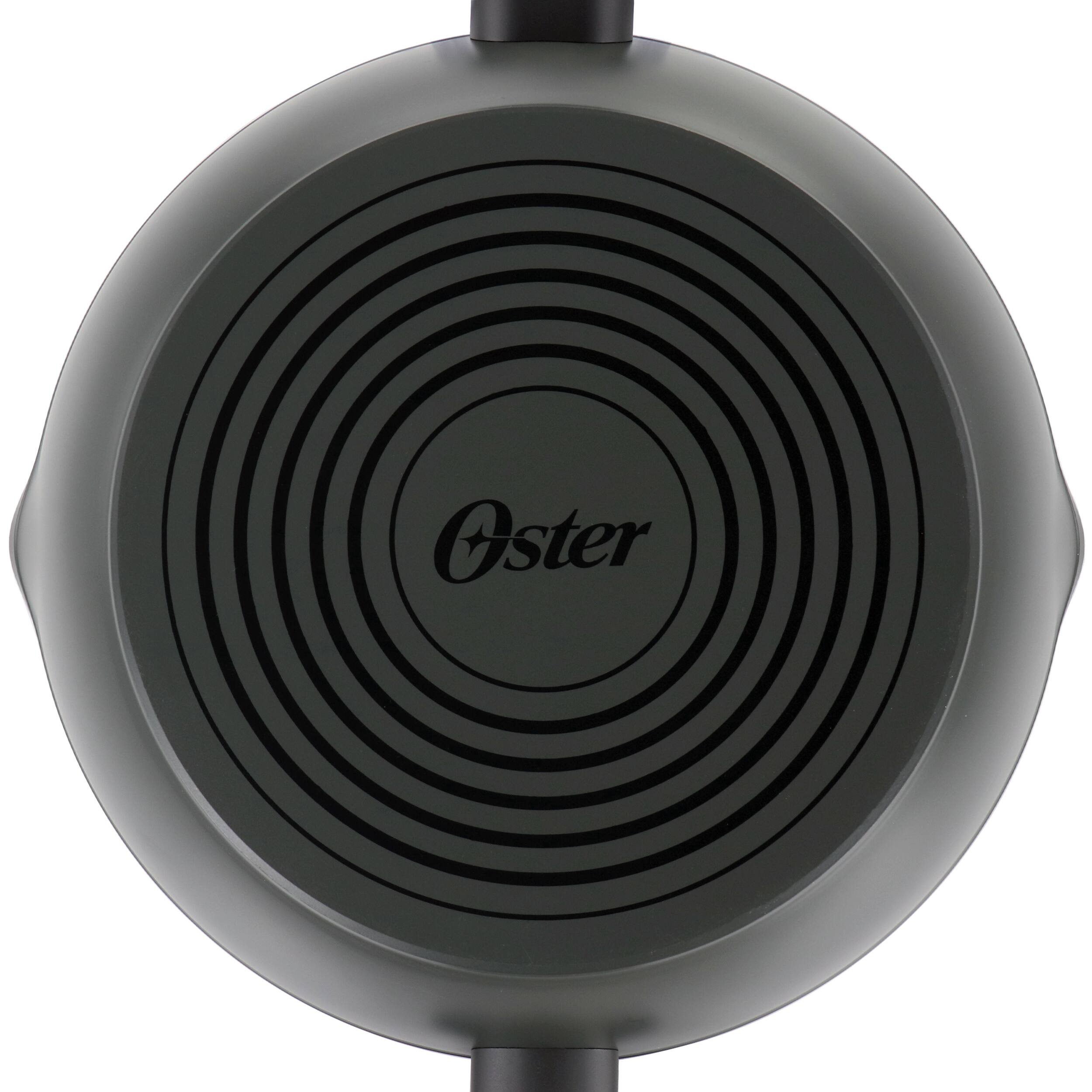 Alt View 2. Oster - Oster Kingsway 3.9 Quart Aluminum Nonstick Saute Pan in Black - Black.