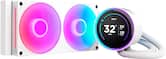 NZXT - Kraken Elite RGB 240mm 2024 Radiator (1x Single-Frame RGB Core Fan) Liquid Cooler with 2.72" 60FPS Display - White