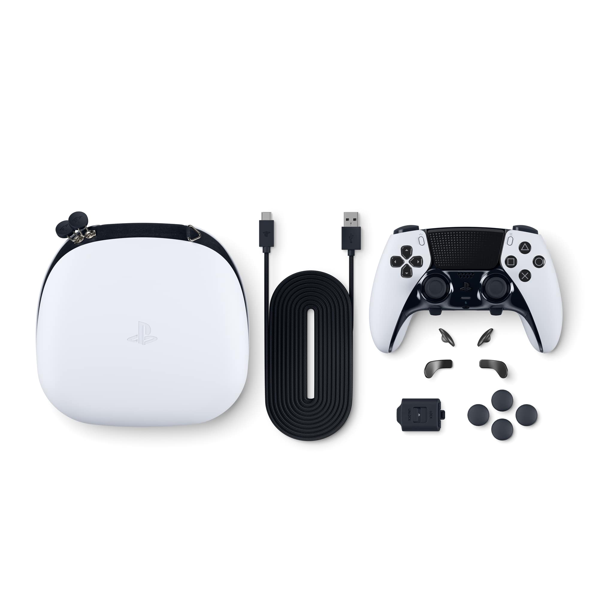 Alt View 16. Sony Interactive Entertainment - DualSense Edge Wireless Controller for PS5, PC, Mac & Mobile - White.