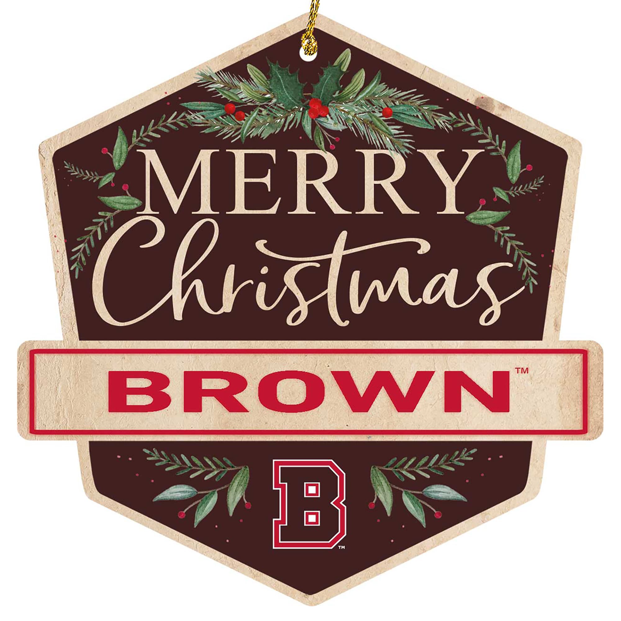 MERRY Christmas  
BROWN  
B