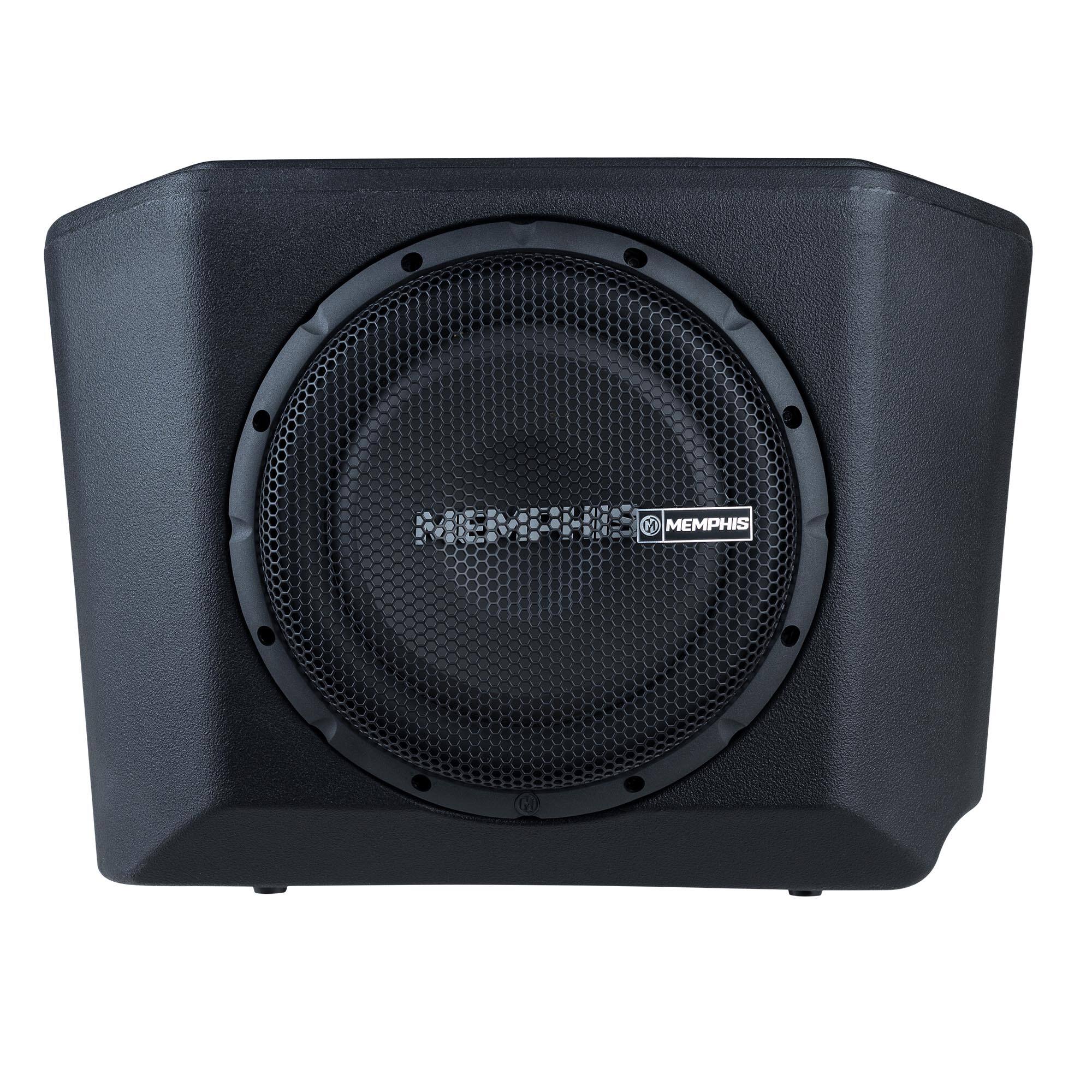 Alt View 1. Memphis Car Audio - Memphis Audio CANAMDEF10SE Direct Fit OEM Subwoofers Compatible With 2018+ CanAm Defender - Black/Gray.