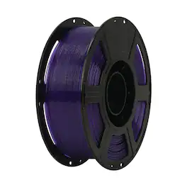 Flashforge - High Speed PETG 3D Printer Filament-1.75mm-1kg (2.2 lbs) Spool - Transparent Purple