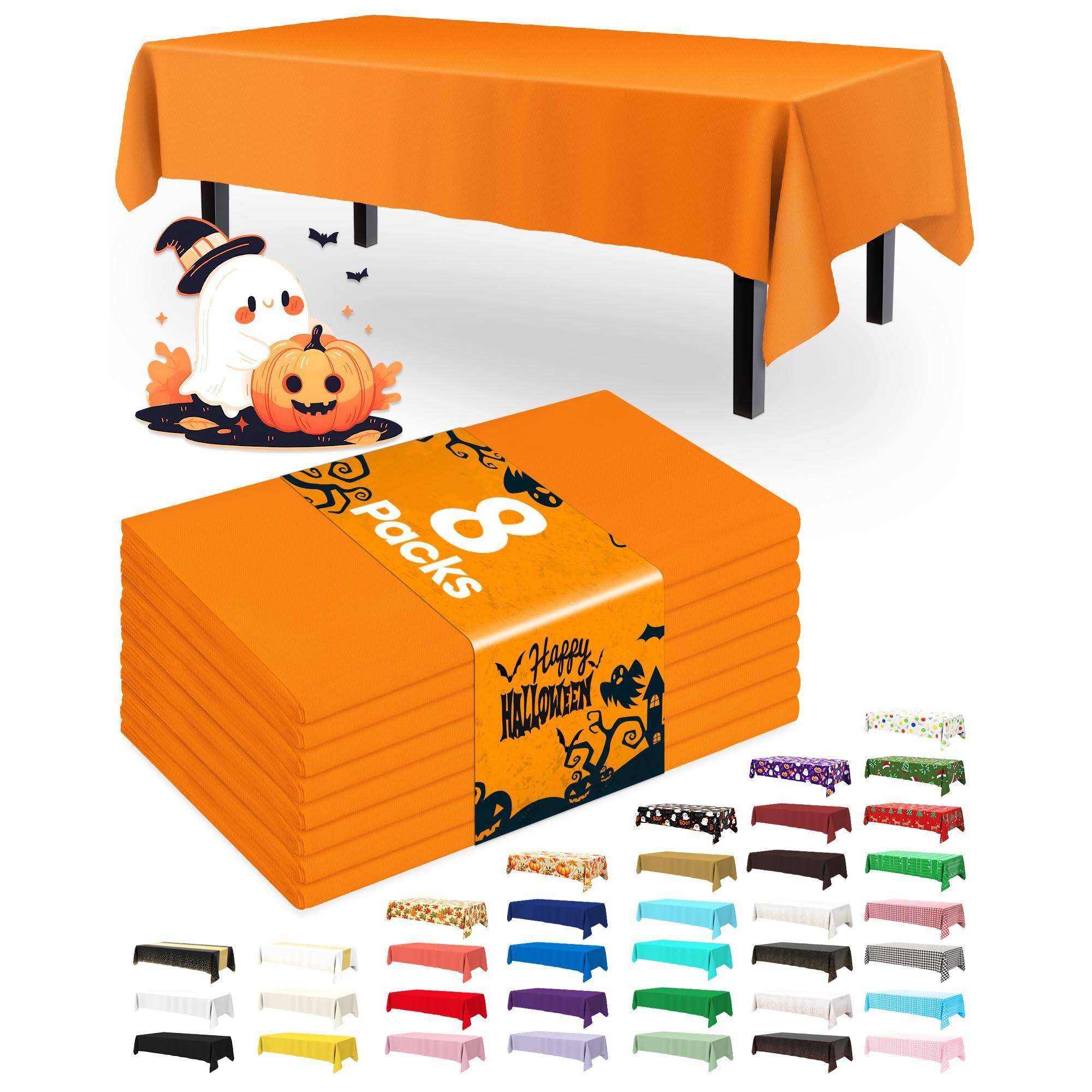 Orange-54" X 108" Rectangle