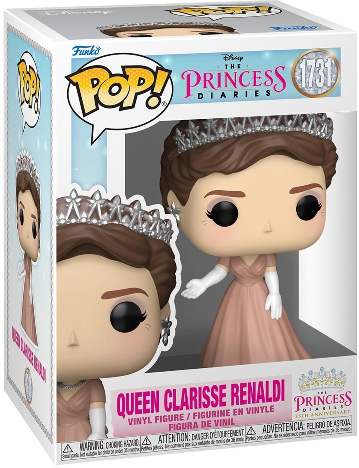 Funko POP! Disney THE PRINCESS DIARIES 1731 POP! VINYL FIGURE / FIGURINE EN VINYLE / FIGURA DE VINIL 25TH ANNIVERSARY

QUEEN CLARISSE RENALDI

WARNING: CHOKING HAZARD. Small parts. Not suitable for children under 36 months.