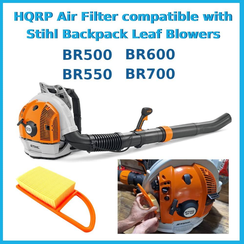 HQRP Air Filter compatible with Stihl Backpack Leaf Blowers  
BR500 BR600 BR550 BR700