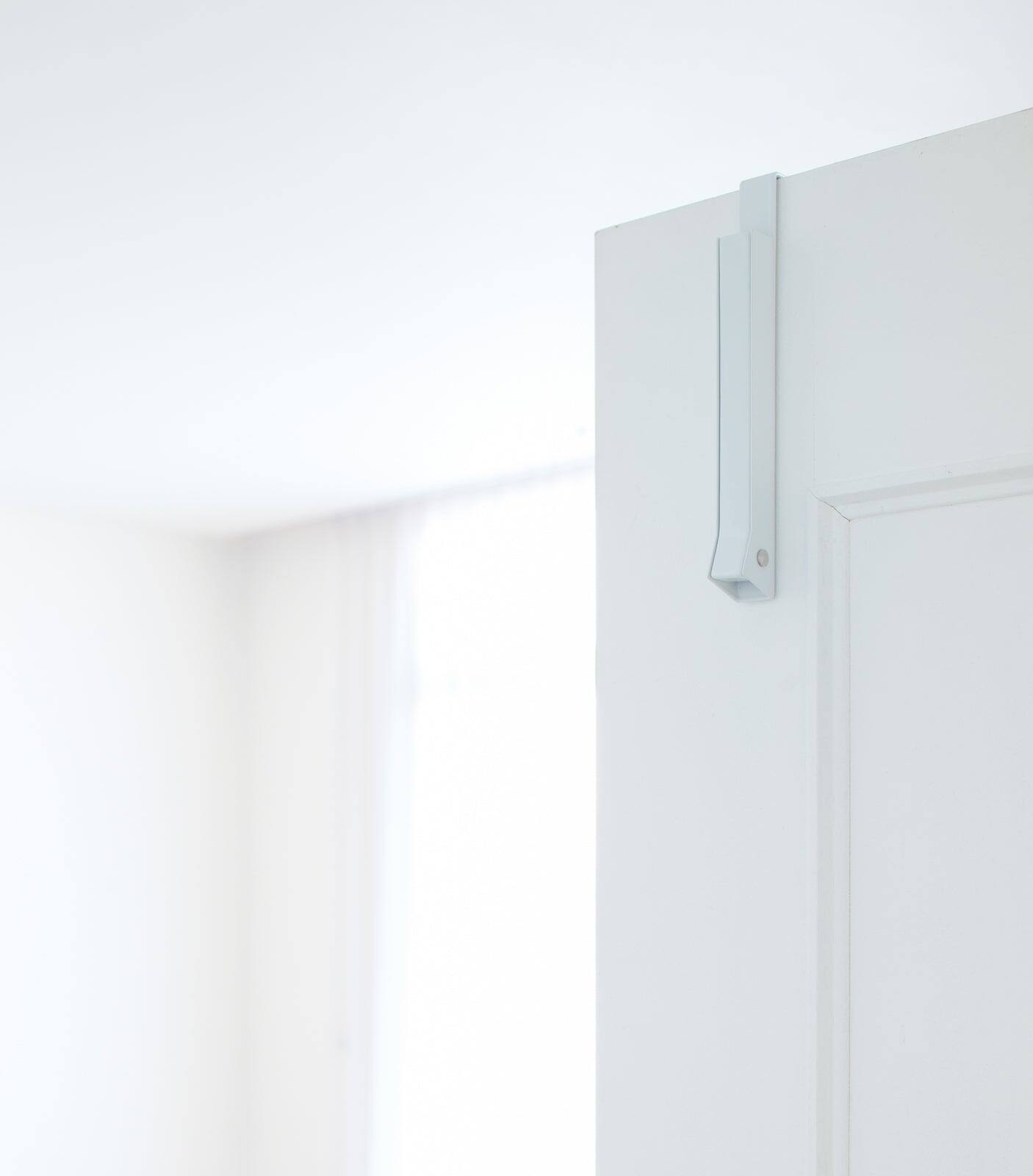 Left. Yamazaki Home - Over-the-Door Hook - Steel - White.