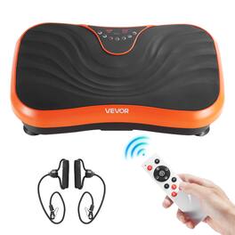 VEVOR - Vibration Plate Exercise Machine, Whole Body Vibrating Platform for Lymphatic Drainage and Weight Loss - Orange