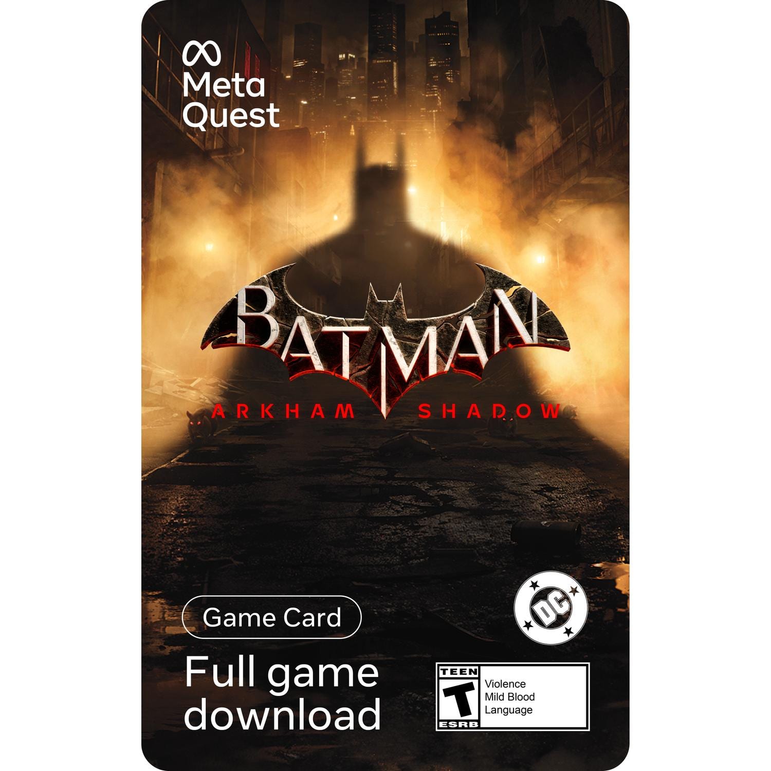 Meta - Batman: Arkham Shadow Full Game Gift Card [Digital]