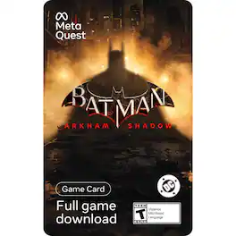 Meta - Batman Arkham Shadow Full Game Gift Card