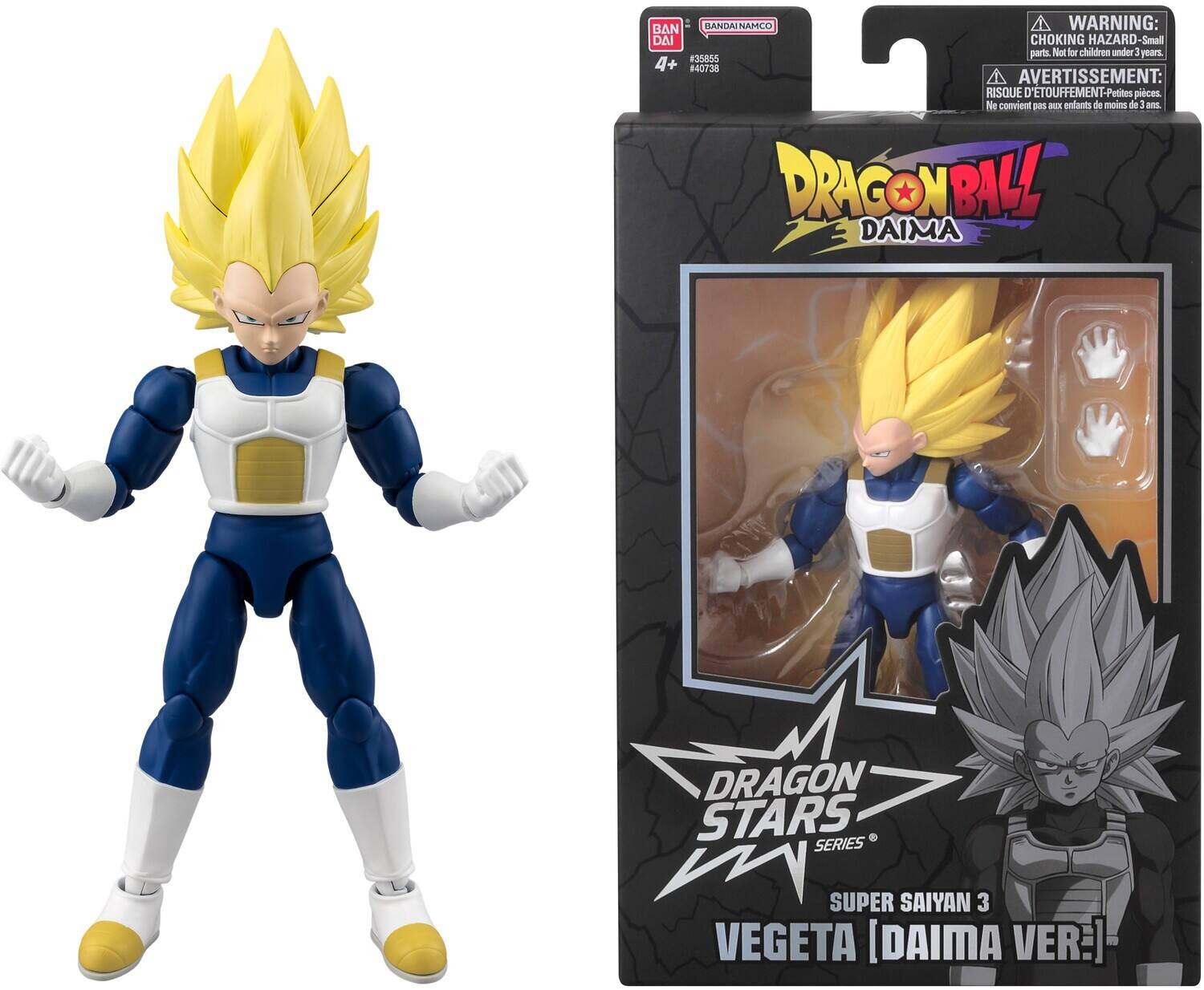 Dragon Stars - Dragon Ball Super - Super Saiyan 3 Vegeta (DAIMA ver) 6.5" Action Figure - COLLECTIBLES