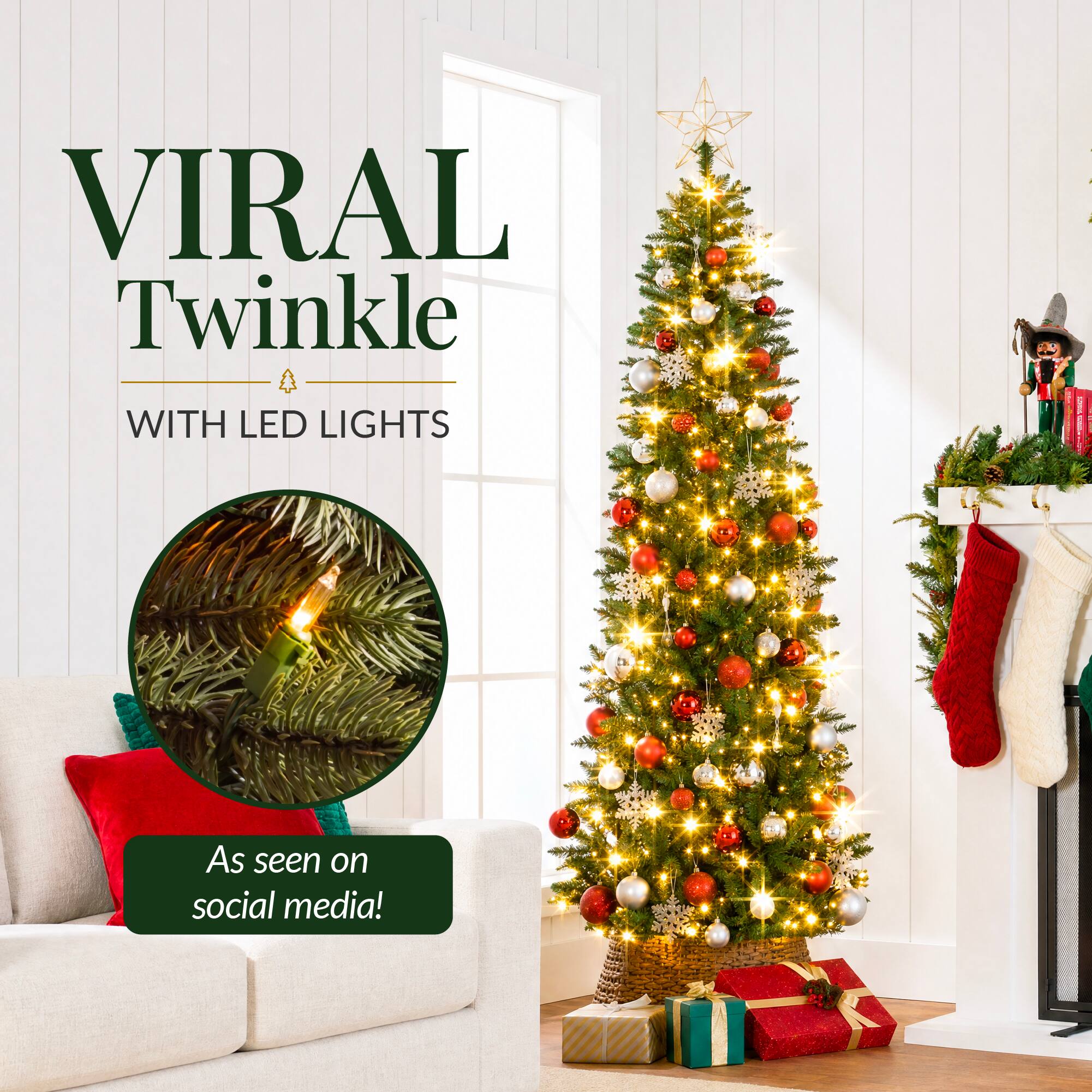 VIRAL Twinkle  
WITH LED LIGHTS  
As seen on social media!