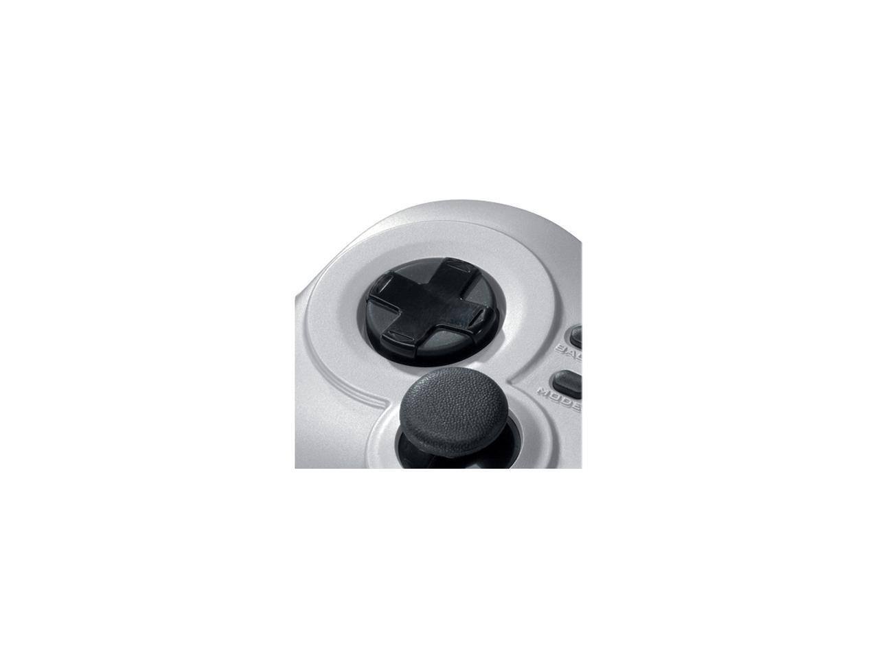 Alt View 5. Logitech - Logitech F710 Wireless Gamepad, 2.4GHz USB, Dual Vibration, 4-Way D-Pad, PC - Grey/Black - Grey/Black.