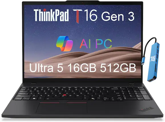 ThinkPad T16 Gen 3
AI PC
Ultra 5 16GB 512GB