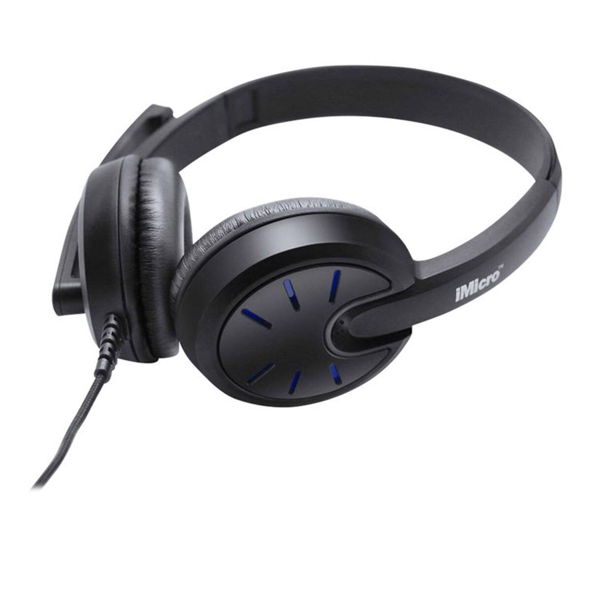 Alt View 1. iMicro - iMicro SP-ME292 Wired On-Ear Gaming Headset, Black - Black.