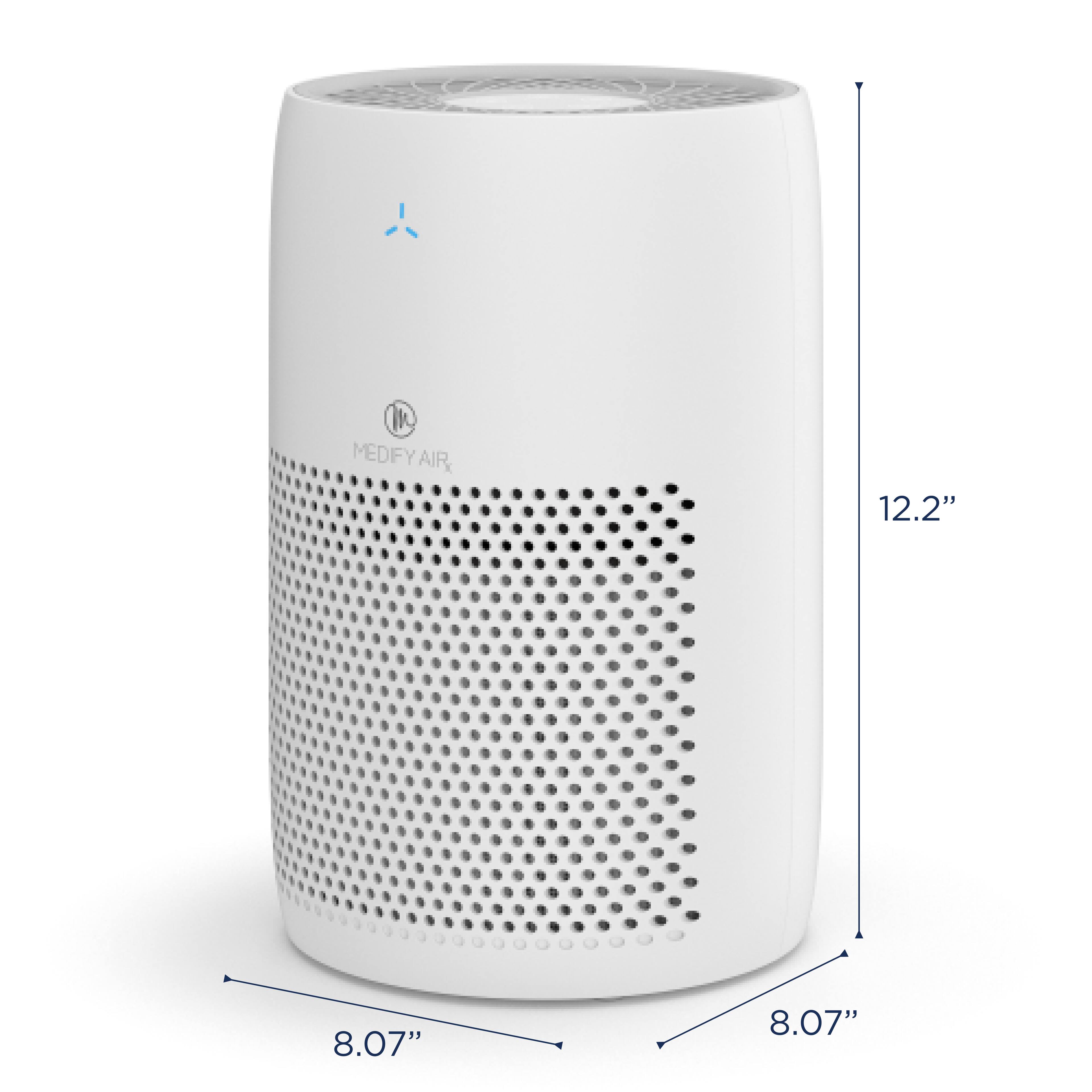 Alt View 11. Medify Air - Medify MA-22 278 Sq. Ft. Portable Air Purifier with True HEPA H13 Filter - White.