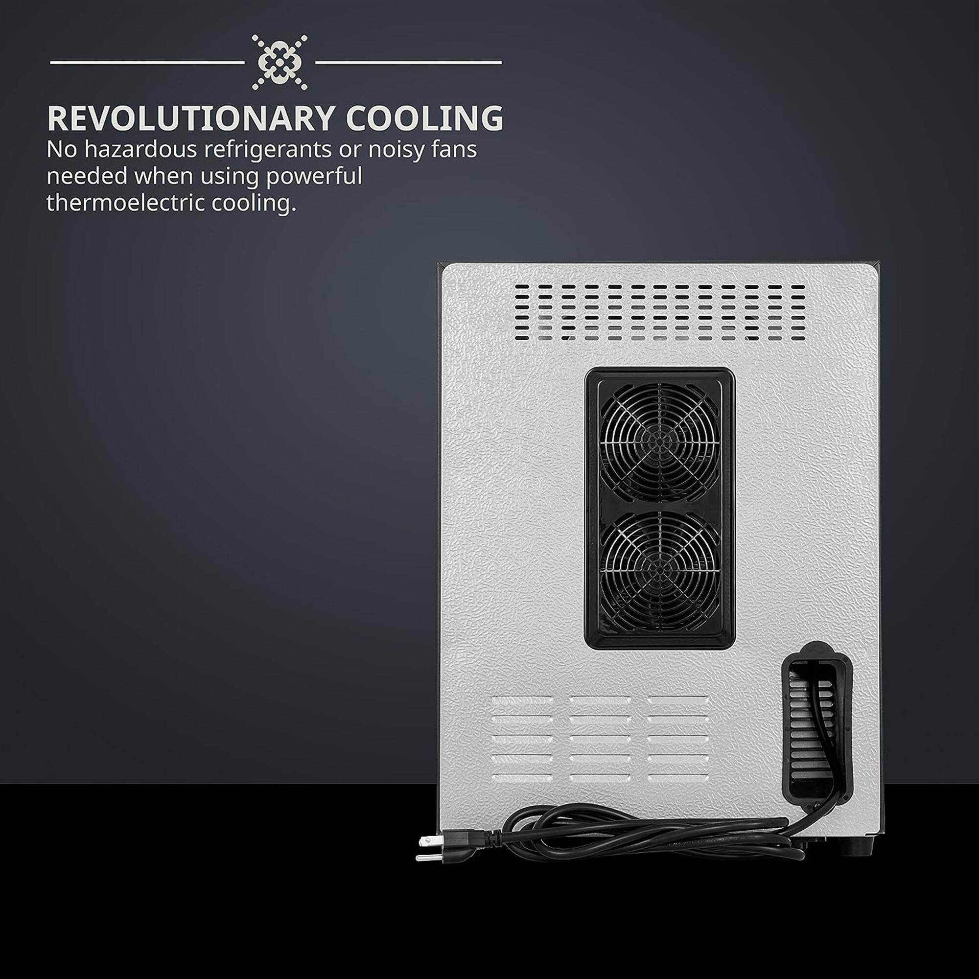 REVOLUTIONARY COOLING  
No hazardous refrigerants or noisy fans needed when using powerful thermoelectric cooling.