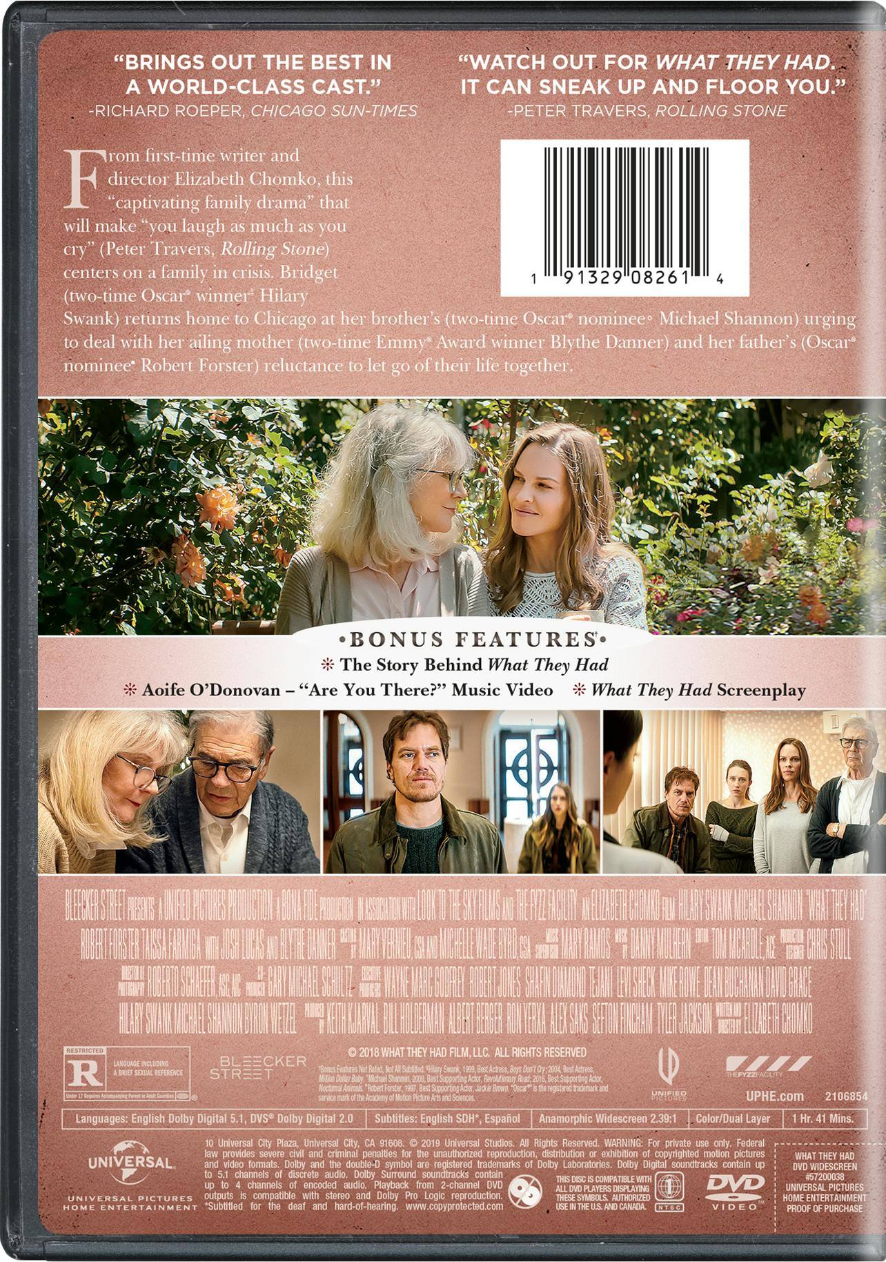 Angle. What They Had [DVD].