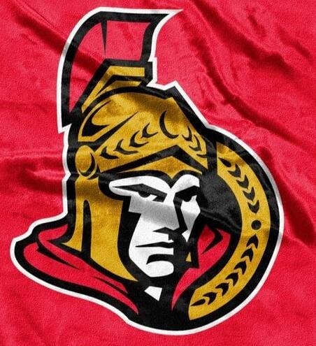 Alt View 1. Northwest - Ottawa Senators 50x60 inch Hockey Jersey Design Throw Blanket - Multi.
