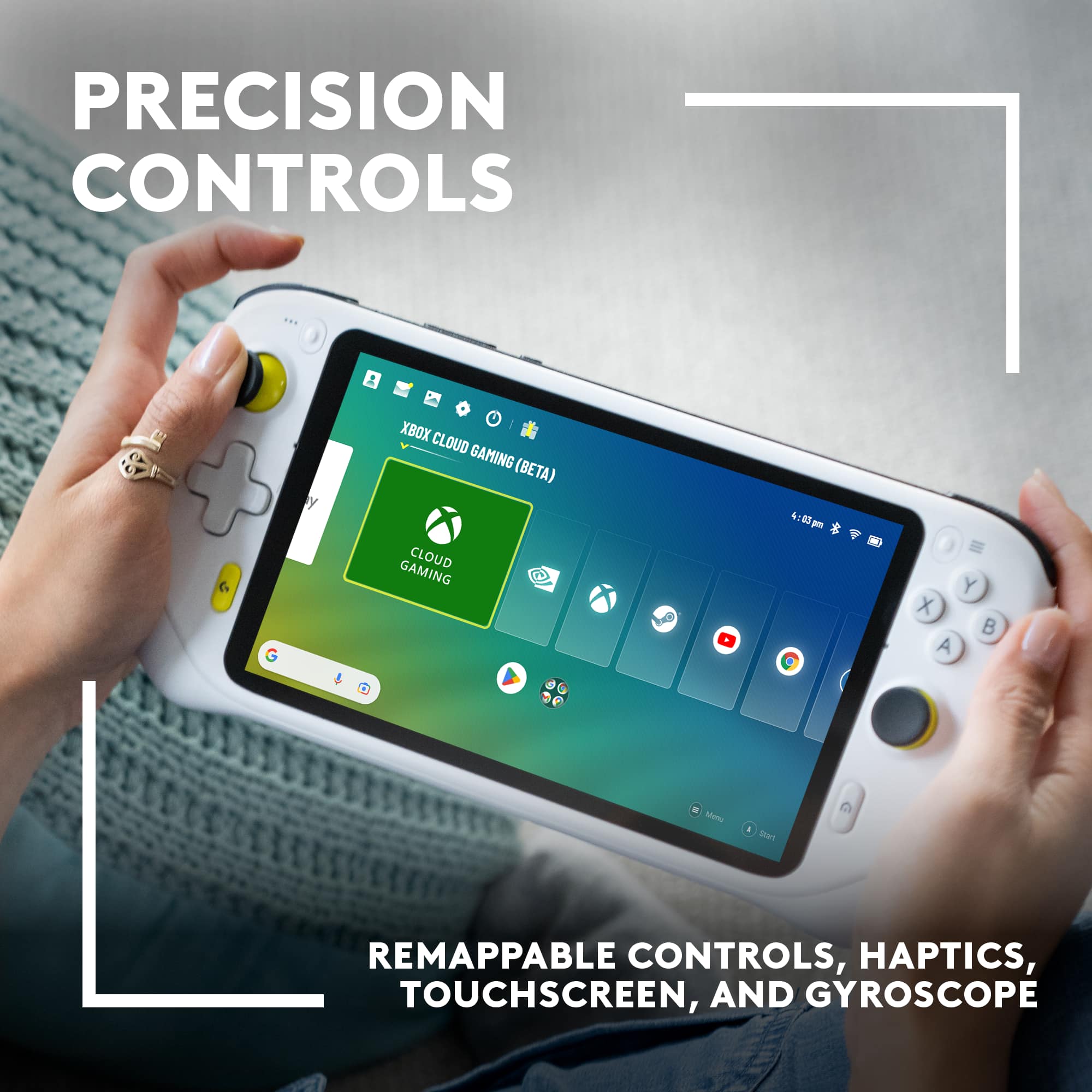 Precision Controls: Remappable Controllers, Haptics, Touchscreen, and Gyroscope