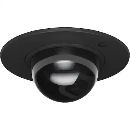 Front. Ubiquiti - G5 Dome Ultra Flush Mount UACC-G5-DOME-ULTRA-F - Black.