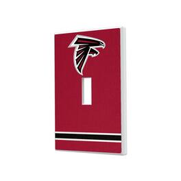Keyscaper - Atlanta Falcons Stripe Single Toggle Light Switch Plate - Multicolor